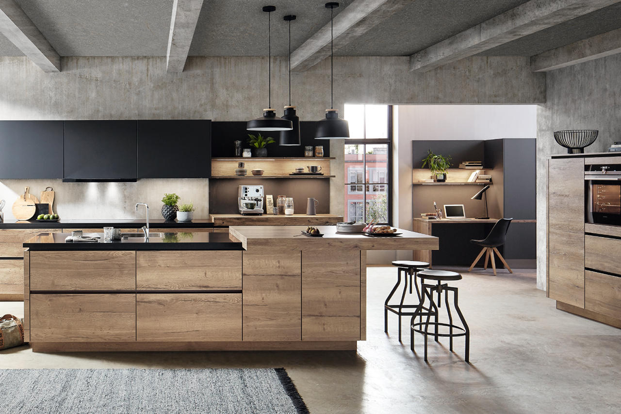 Materialien für Küchenfronten