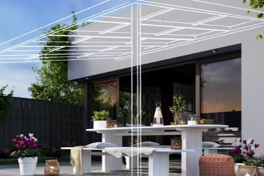 Terrassenüberdachung nach Maß mit Montage