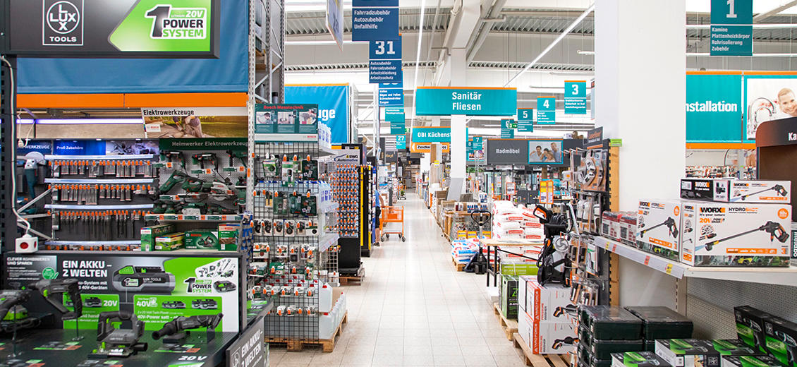 OBI Mittelgang Eisenach