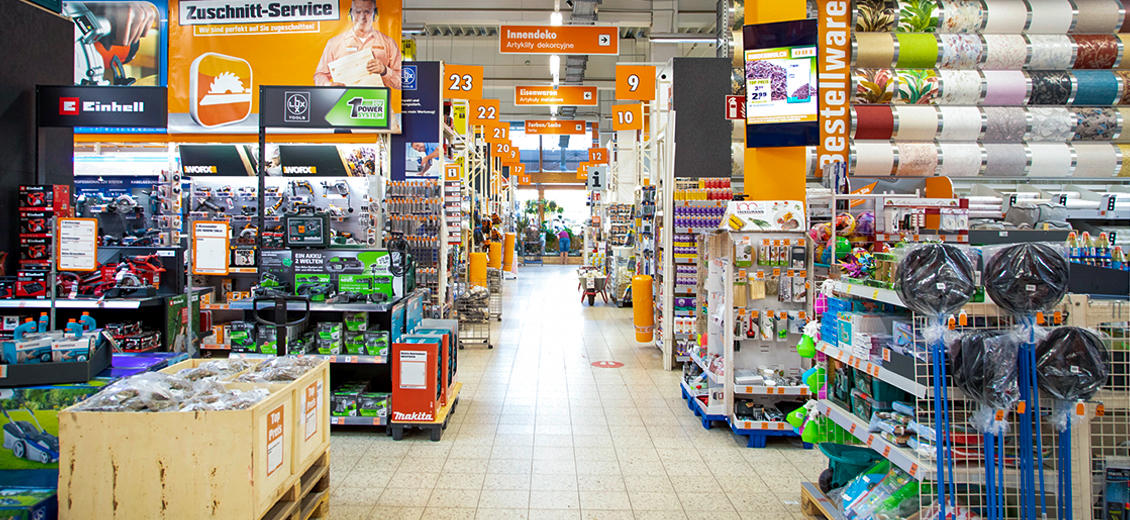 OBI Mittelgang Niesky