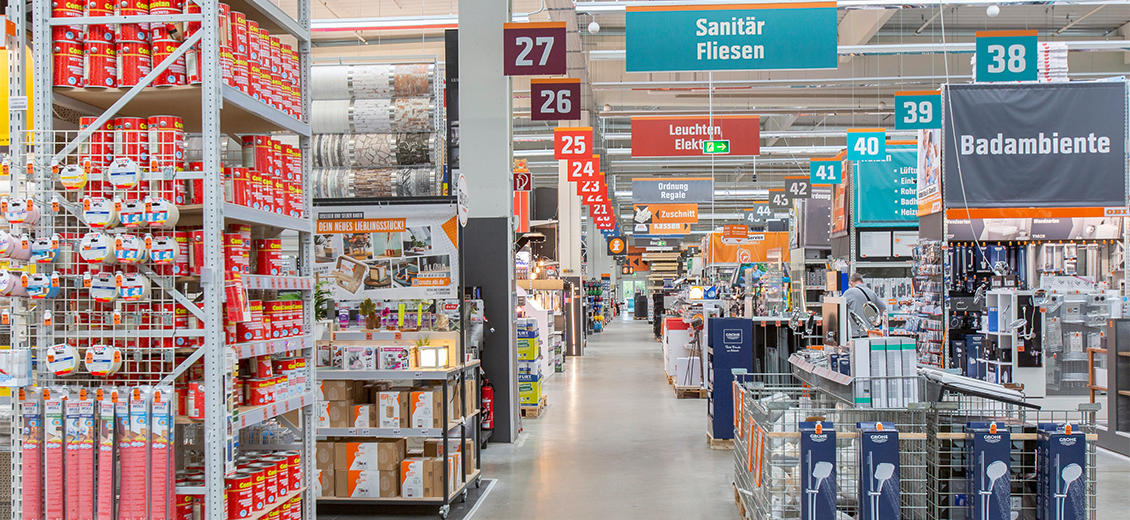 OBI Mittelgang Buchholz