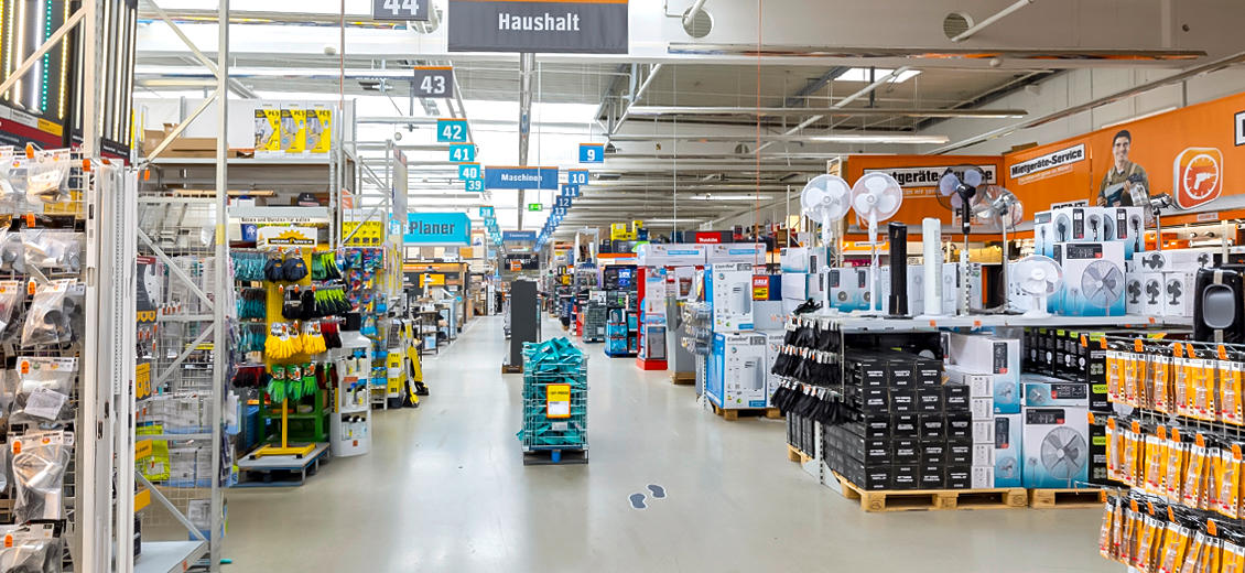 OBI Mittelgang Montabaur