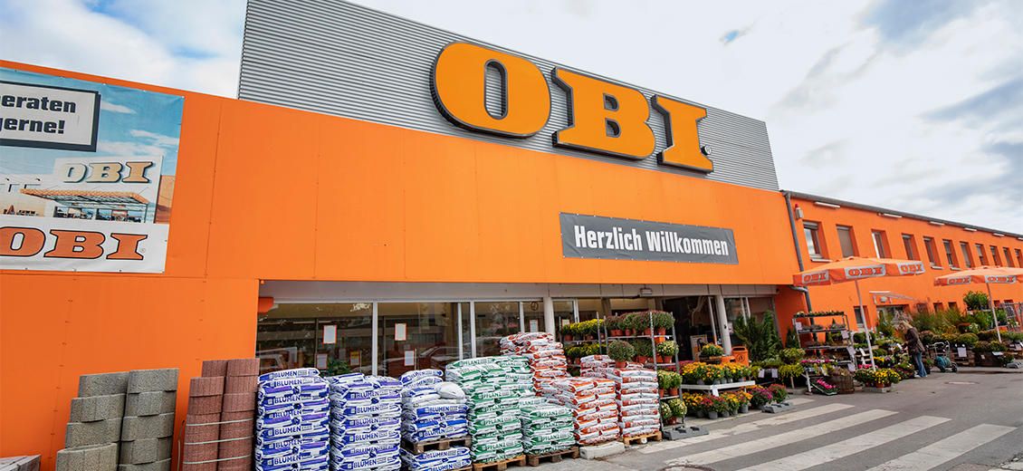 OBI Markt-Eingang Rosenheim-Aicherpark