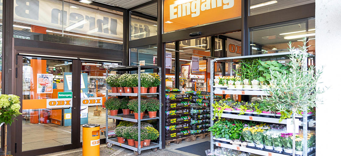 OBI Markt-Eingang Frankfurt-Sachsenhausen