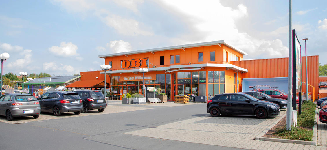 OBI Parkplatz Meißen