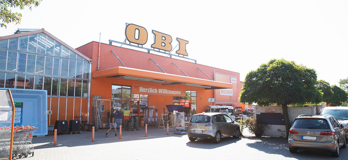 OBI Parkplatz Wittenberg