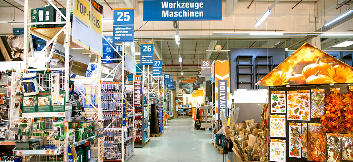 OBI Mittelgang Zschopau