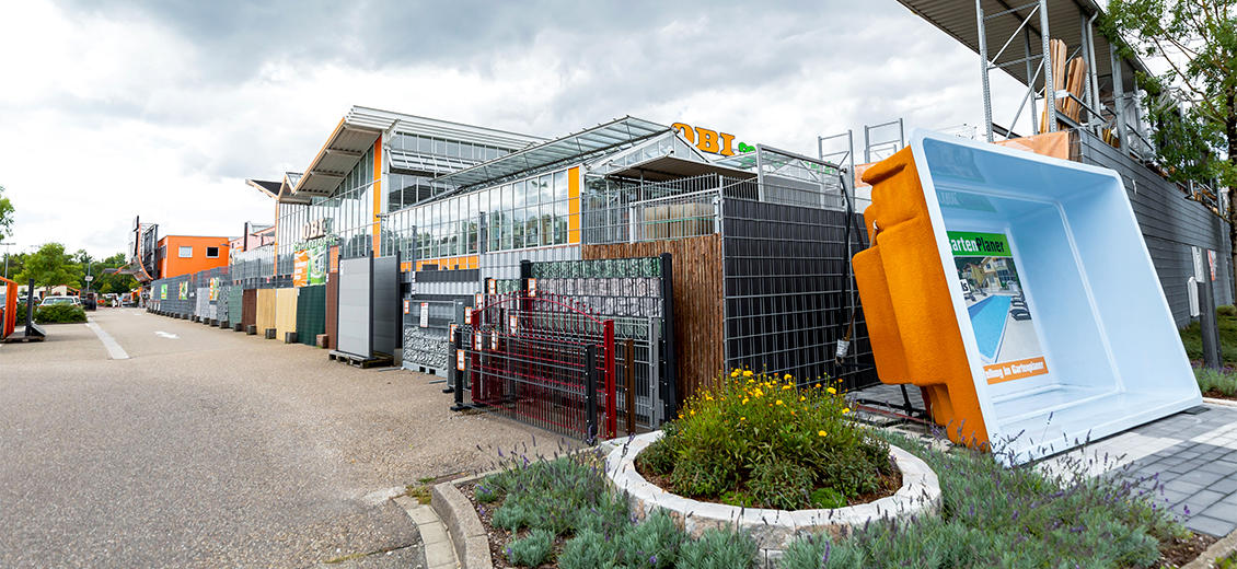 OBI Markt-Eingang Sinzheim