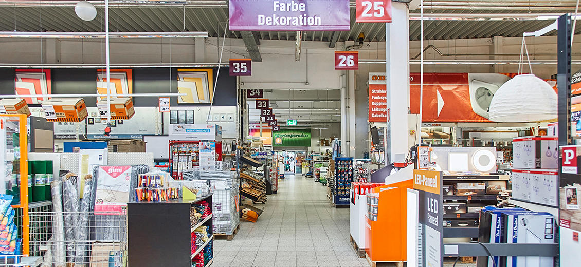 OBI Mittelgang Ansbach