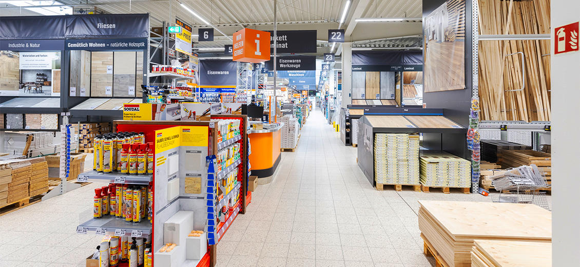 OBI Mittelgang Eisenhüttenstadt