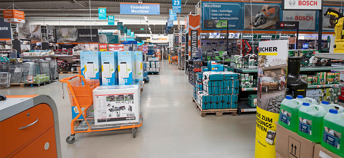 OBI Mittelgang Düsseldorf Rath