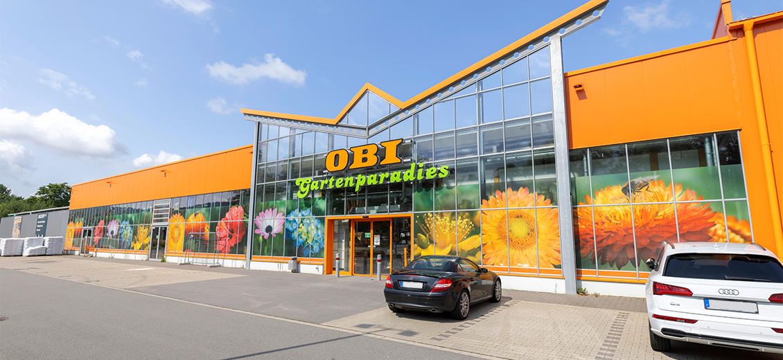 OBI Markt-Eingang Porta Westfalica