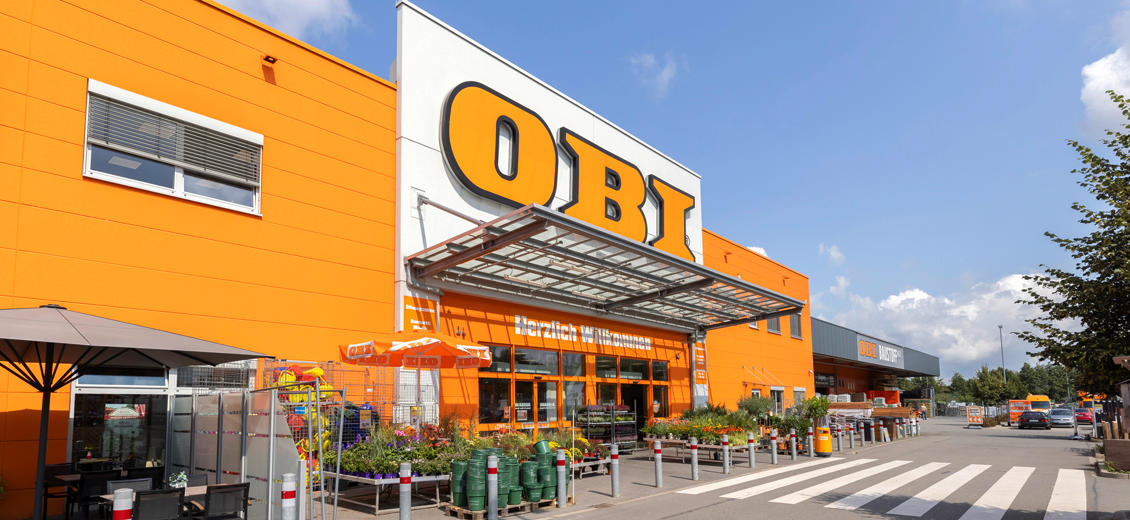 OBI Markt-Eingang Porta Westfalica