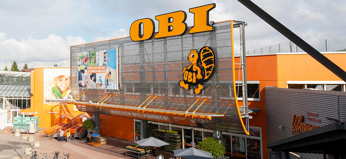 OBI Markt-Eingang Friedrichshafen