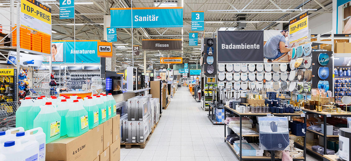 OBI Mittelgang Rheinbach