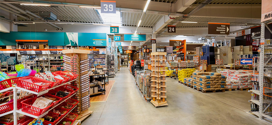 OBI Mittelgang Hassfurt