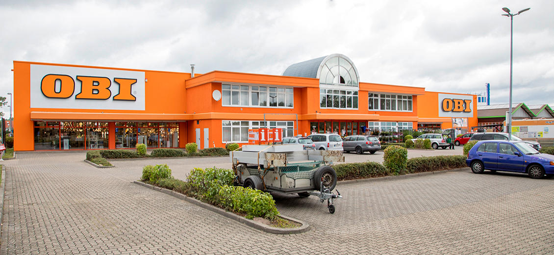 OBI Parkplatz Wittenberge