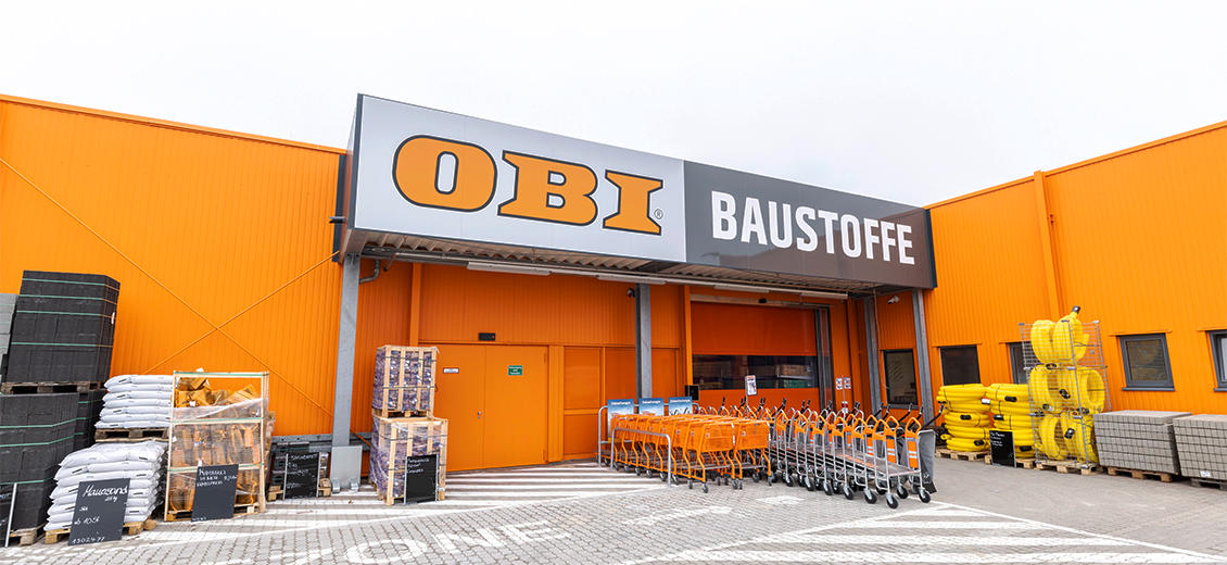 OBI Markt-Eingang Eisenhüttenstadt