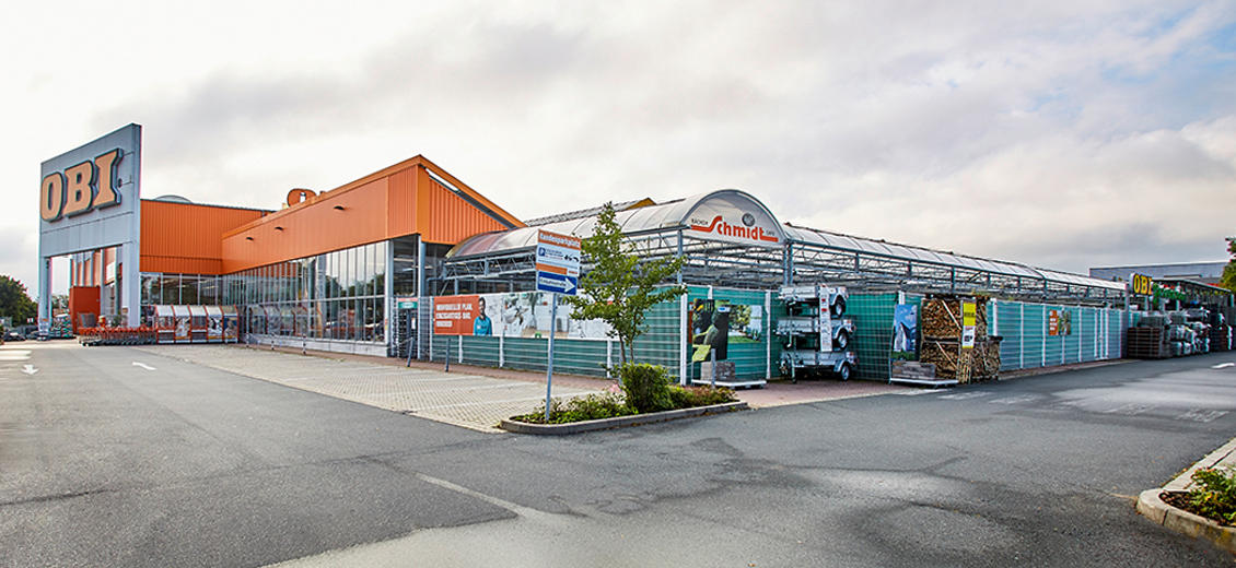 OBI Parkplatz Schwabach