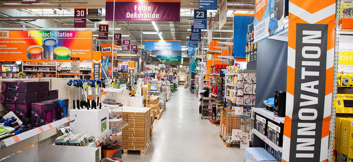 OBI Mittelgang Zwickau