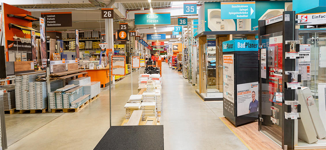 OBI Mittelgang Hassfurt