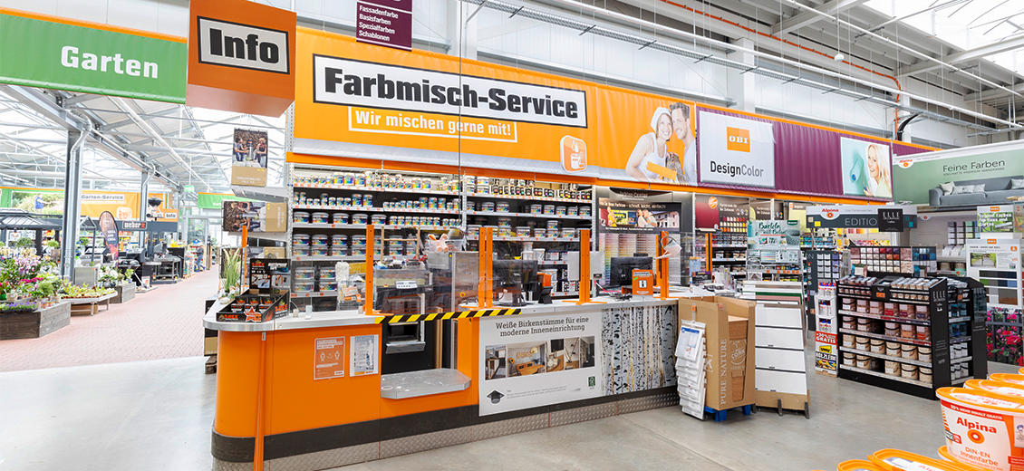 OBI Farbmisch-Service Porta Westfalica