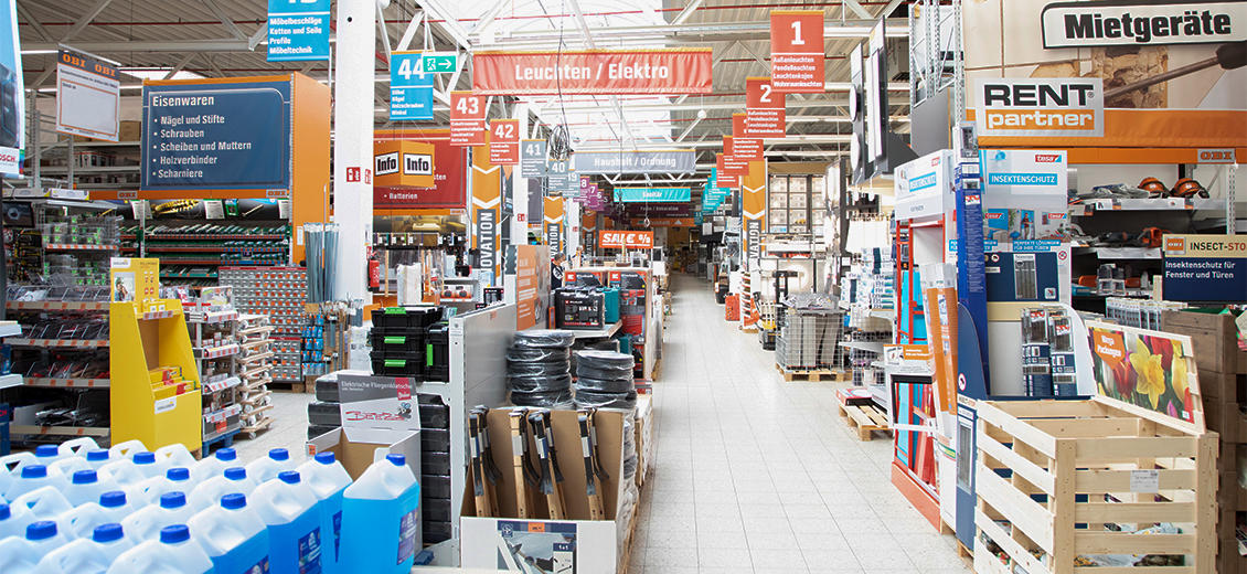 OBI Mittelgang Oschatz