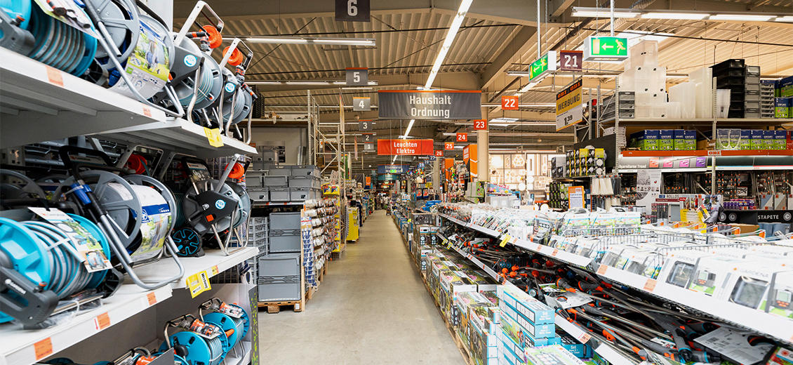 OBI Mittelgang Würzburg-Hafen