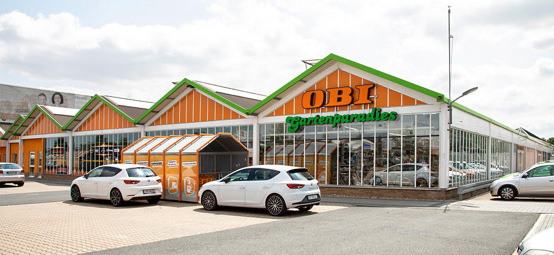 OBI Markt-Eingang Sömmerda