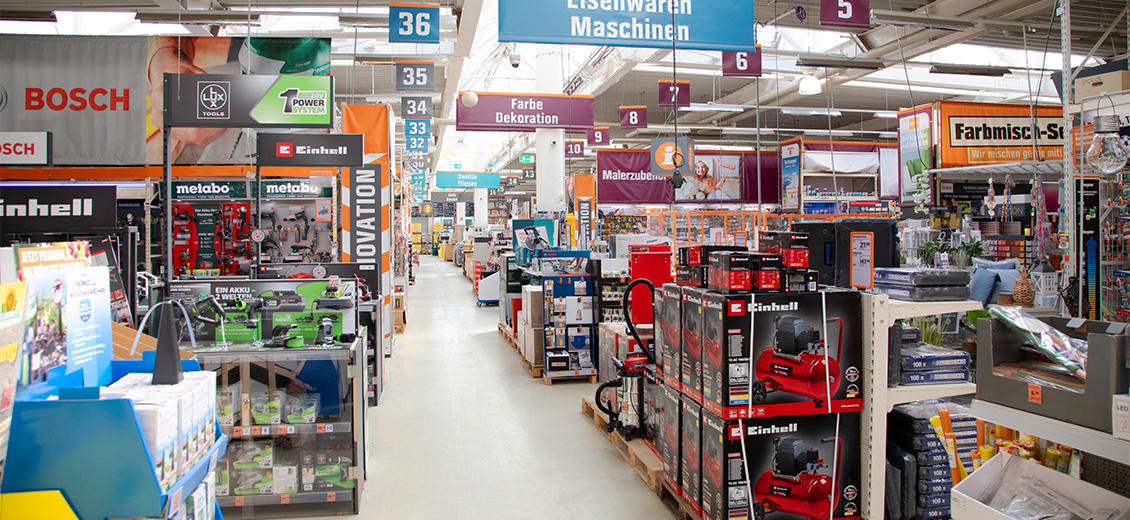 OBI Mittelgang Meißen