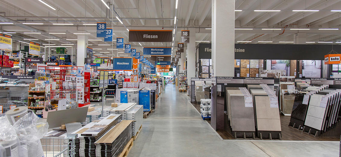 OBI Mittelgang Altwarmbüchen