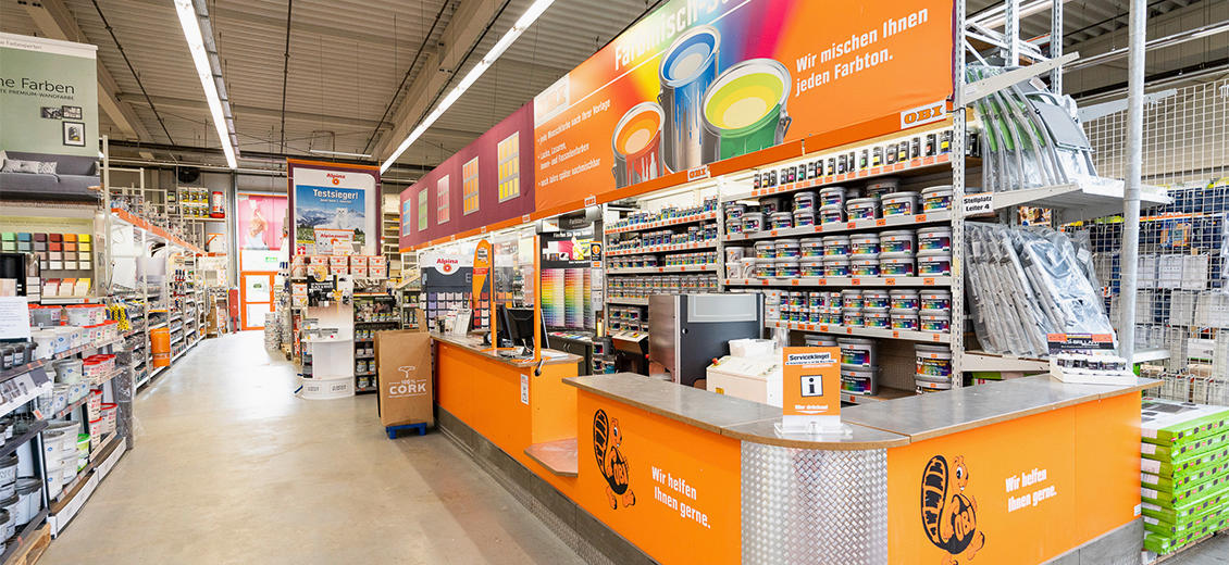 OBI Farbmisch-Service Würzburg-Hafen