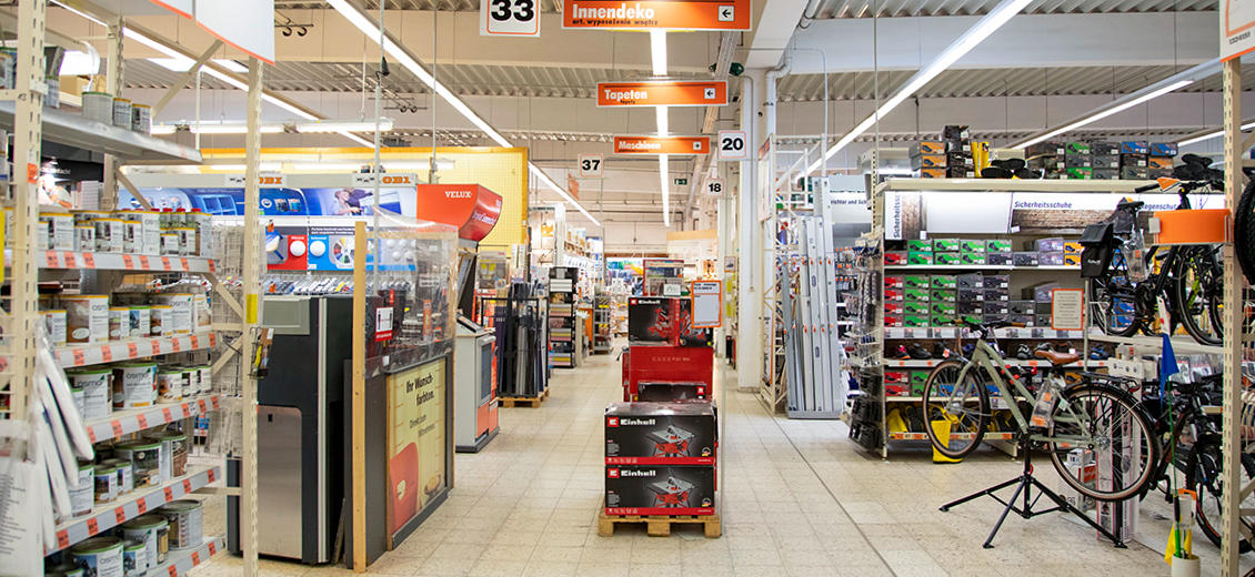 OBI Mittelgang Forst