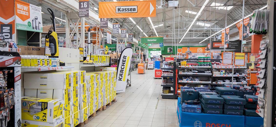 OBI Mittelgang Düsseldorf-Lierenfeld