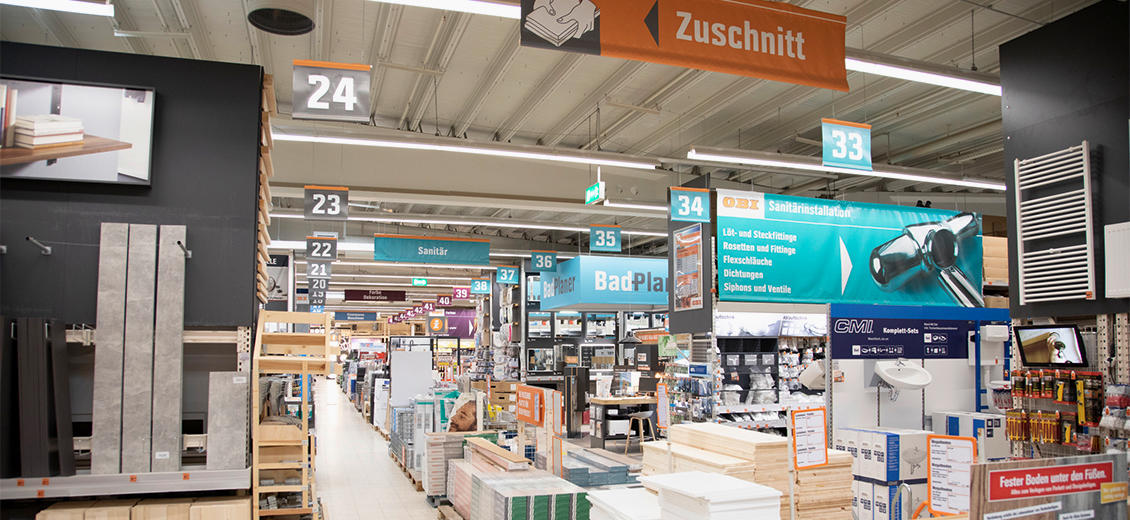 OBI Mittelgang Neuruppin