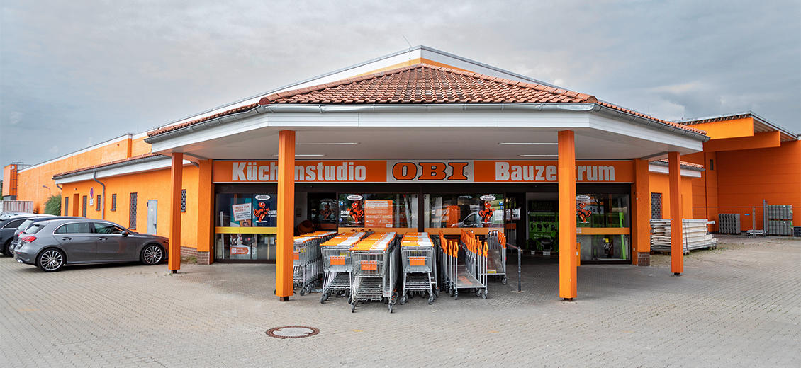 OBI Markt-Eingang Mühlhausen