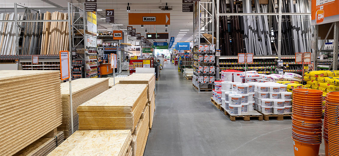 OBI Mittelgang Nürnberg Äußere Bayreuther Straße