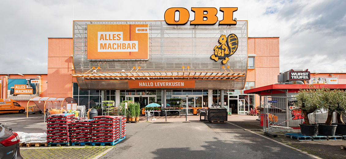 OBI Markt-Eingang Leverkusen