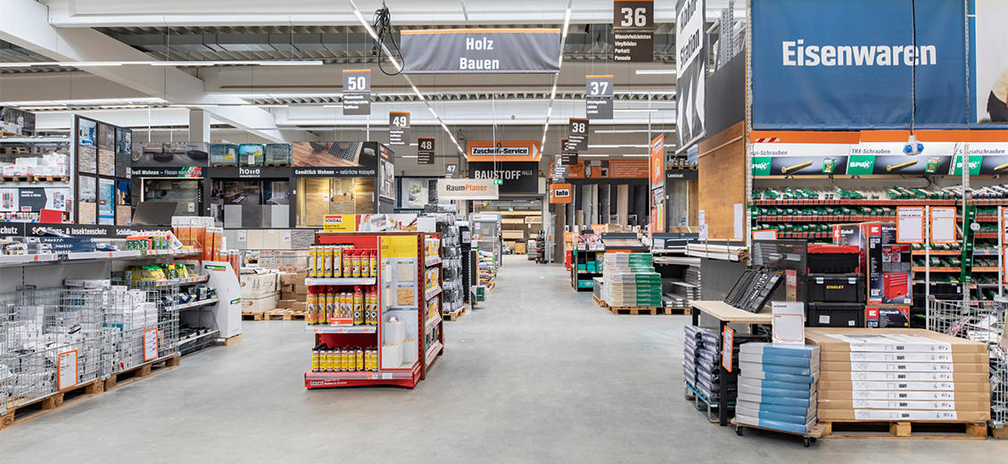 OBI Mittelgang Viersen