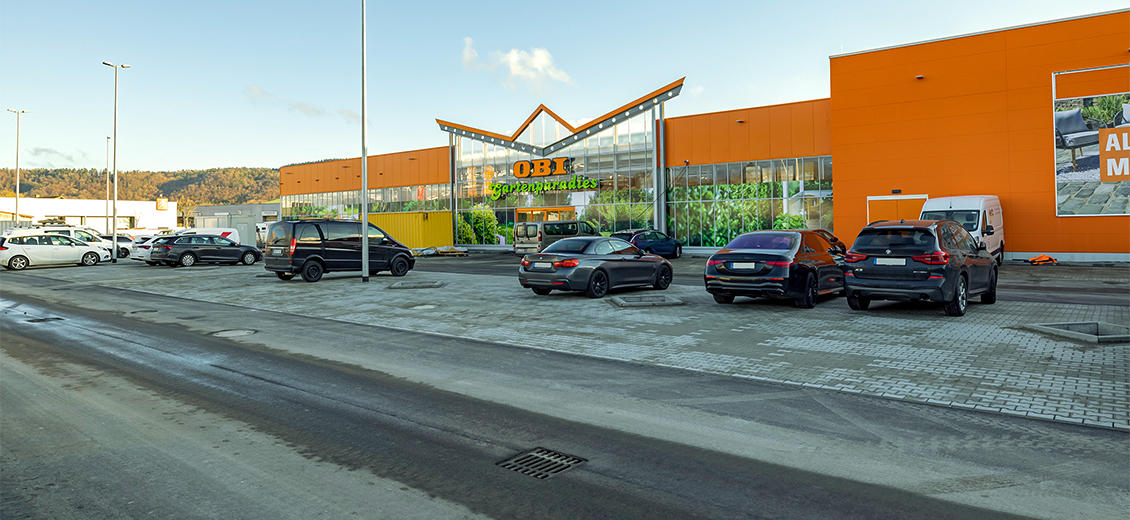 OBI Parkplatz Laufenburg