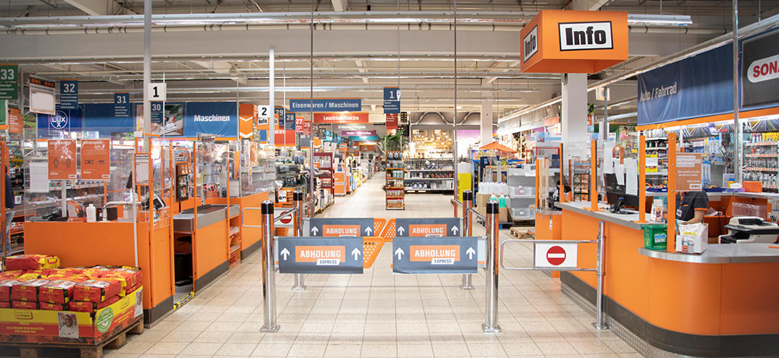 OBI Eingang Finowfurt