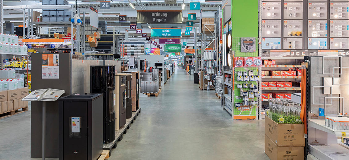 OBI Mittelgang Düren