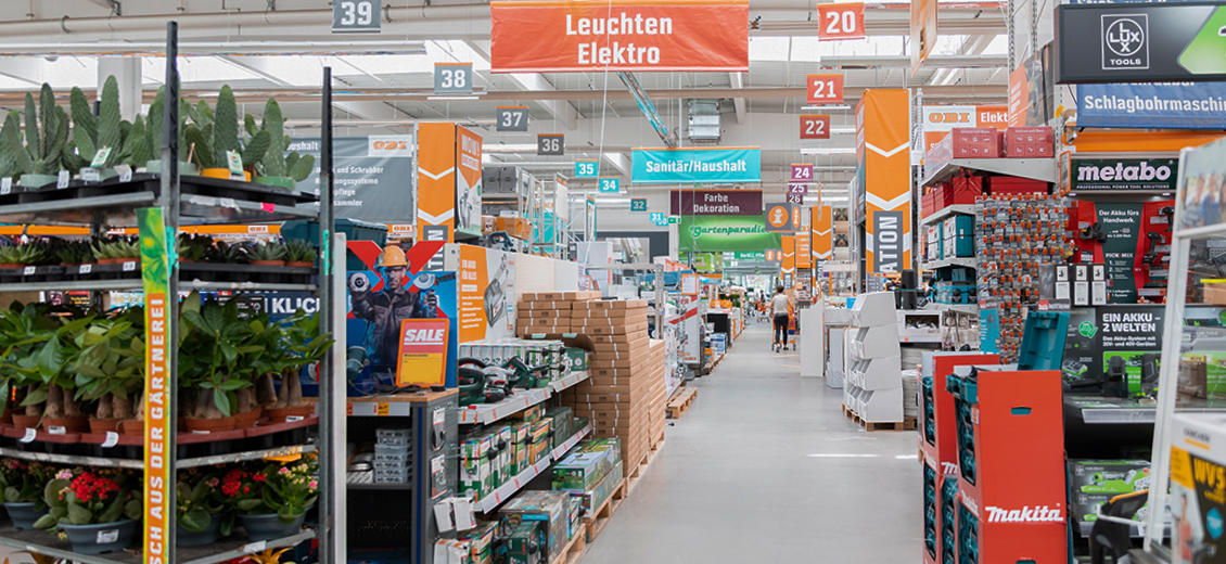 OBI Mittelgang Mössingen