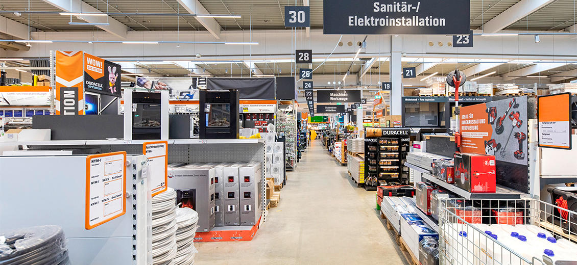 OBI Mittelgang Köln-Marsdorf