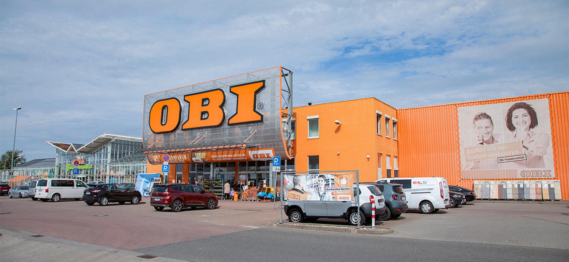 OBI Parkplatz Waren-Müritz
