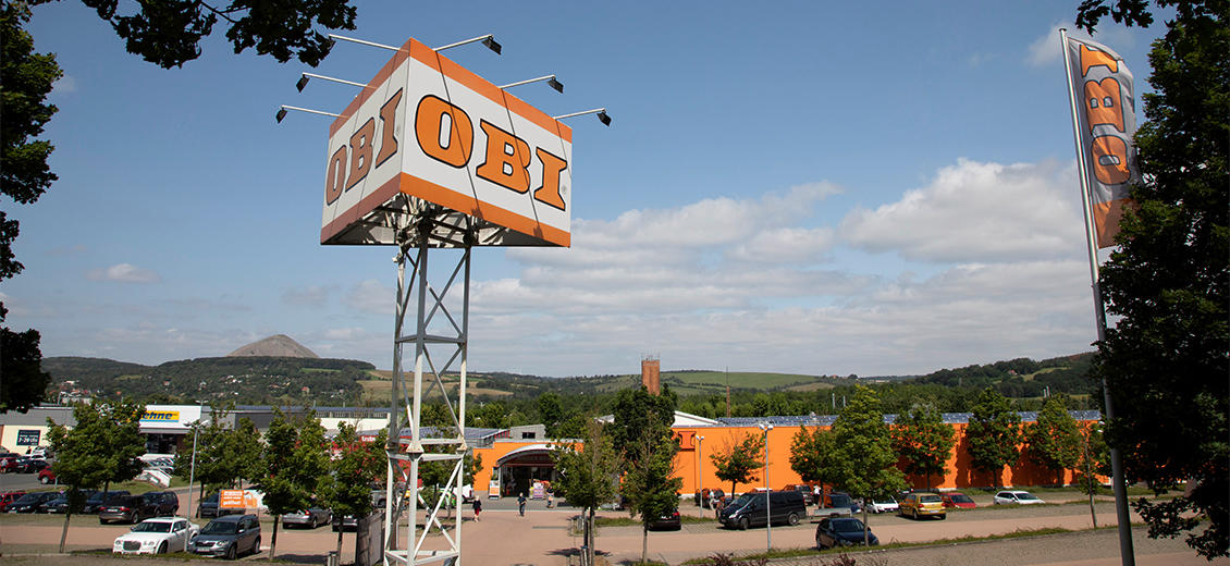 OBI Parkplatz Sangerhausen