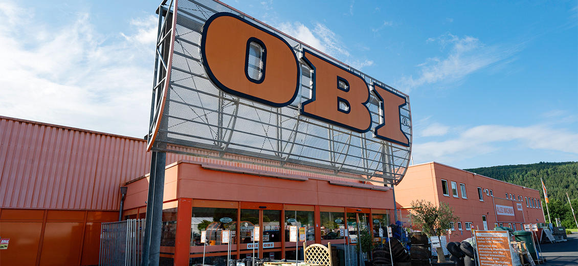 OBI Markt-Eingang Lohr