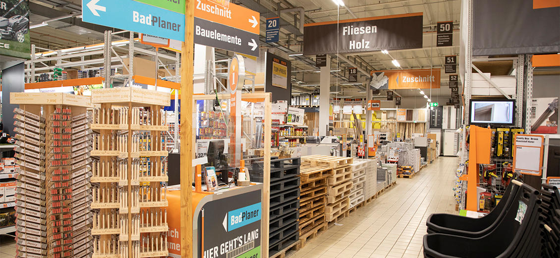 OBI Mittelgang Leipzig-Burghausen