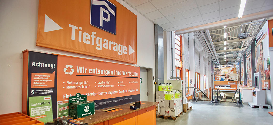 OBI Parkplatz München-Daglfing