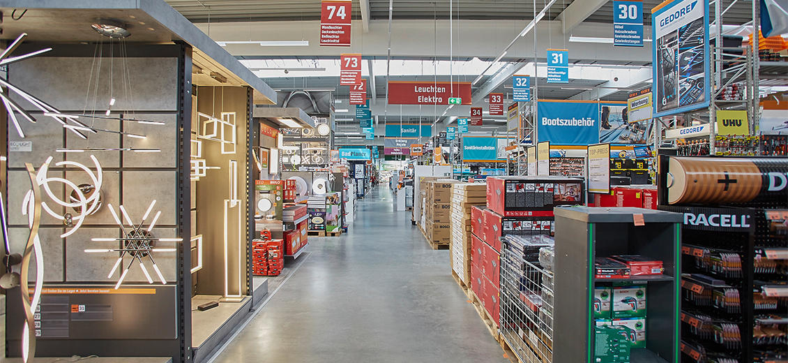 OBI Mittelgang Parsdorf